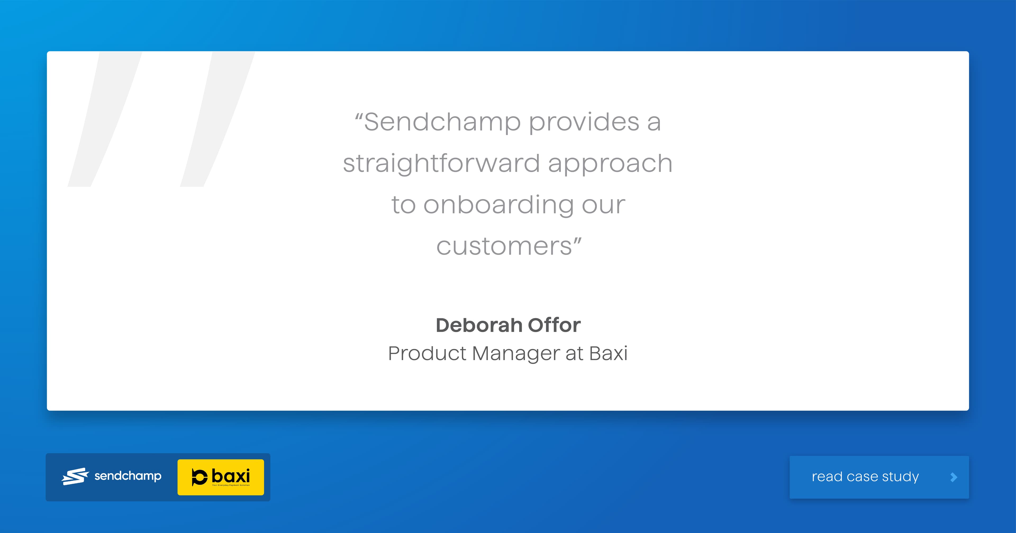 How Baxi Uses Sendchamp to Accelerate Customer Verification and Onboarding